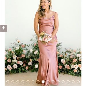 Revelry Skye Satin Dress